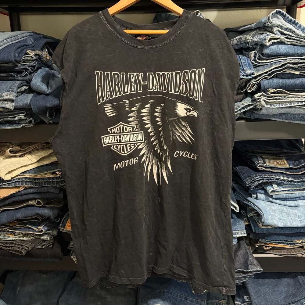 Harley-Davidson Bald Eagle Graphic Sleeveless T-Shirt